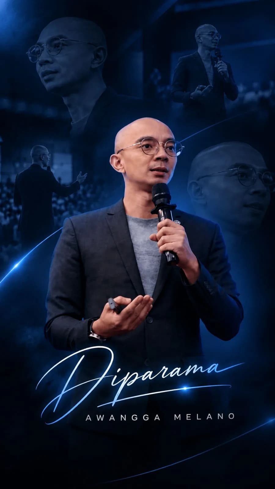 Diparama Malano Awangga berbicara di hadapan audiens